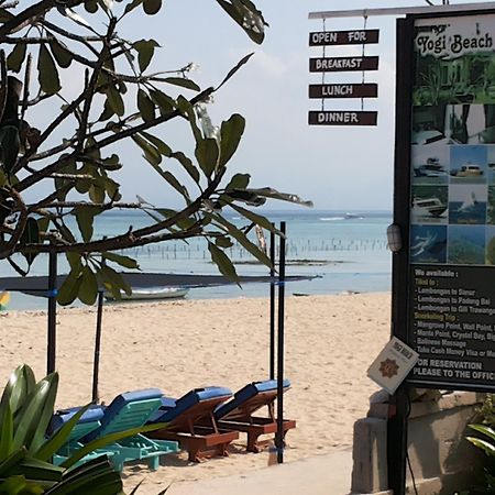Yogi Beach Bungalow & The Blue Yogi Beach Restaurant Nusa Lembongan Buitenkant foto